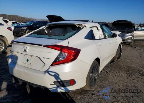 2020 Honda Civic Sport z USA, uszkodzony, nr VIN 2HGFC2F88LH597300